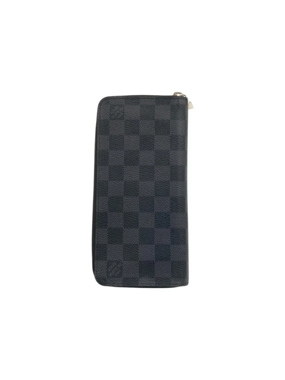 Louis Vuitton Damier Graphite Zippy Wallet Vertical Zip Around Black